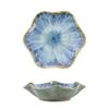 Yousheng Soy Sauce Dish Plate, Ceramic Lotus Leaf Design, High-Temperature Fired Unique Texture Jewelry Holder, for Soy Sauce Dipping Vinegar