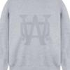 We11done FW22 Graphic Print Long Sleeve Sweatshirt Unisex sweatshirt Gray WD-TH3-22-801-U-MG