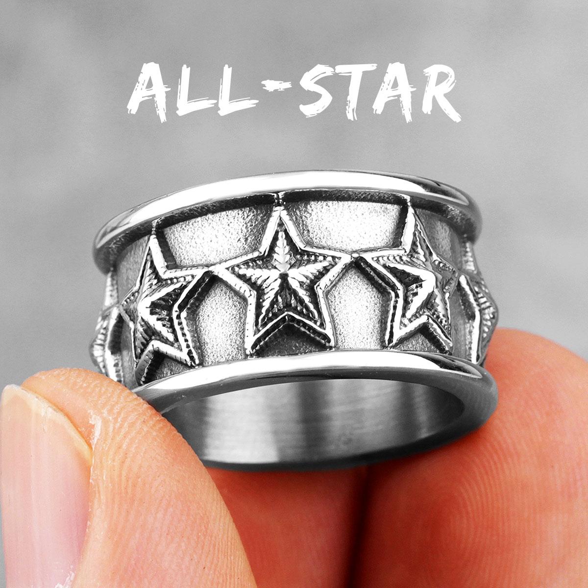 

Влюбленная пара All Star нержавеющая сталь женские мужские обручальные кольца простые для девушки парня ювелирные изделия креативный подарок 11