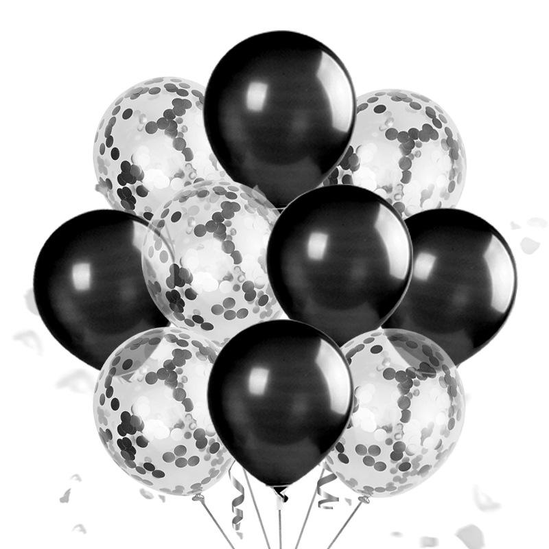 Decorative Latex Confetti Balloons Set for Birthdays and Weddings