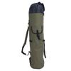 MultiPurpose Fishing Bag Adjustable Folding Fishing Rod Pole Reel Lures Storage Case(Military Green