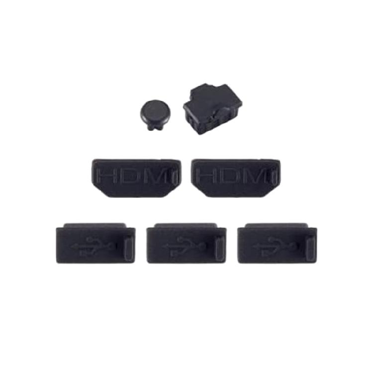 

Full Set Dust Plugs Kit for XB One X Dust-proof Stoppers Cover Silicone Plugs Dirt-against Protectors Gaming Accessories 1