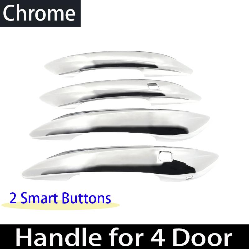 

Стайлинговая хромированная крышка дверной ручки для Hyundai Bayon, аксессуары 2022 BC3 CUV 2023, защитные наклейки для автомобиля Chrome