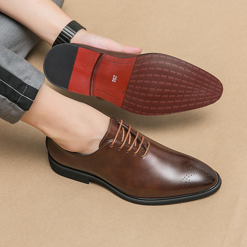 Luxuriöse Herren Lederschuhe Hohe Qualität Herrenschuhe Mode Oxford Hochzeit Herren Kleiderschuhe 2025 Gentleman Büro Mann Schuh