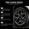 Tire Gloss Spray ,120ML,; Wheel Tire Gloss Maintenance Cleaning Polishing Coating Liquid Coating Agent; Suitable For Cars, Trucks, SUVs, RVs, Etc.