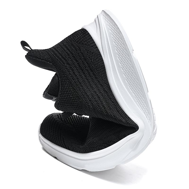 Men Non Slip Running Footwear Ventilate Outdoor Casual Mesh Shoes Comfortable Soft Sole Sneaker Lightweight Lace Up Soft Sport
