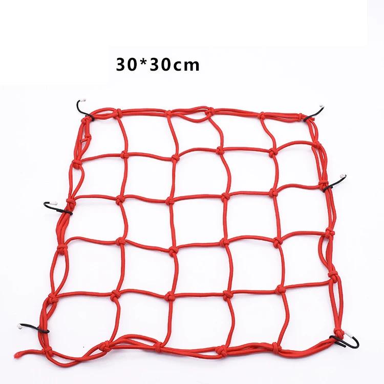 Motorcycle Luggage Net Bike 6 Hooks Hold Down Fuel Tank Luggage Mesh Web Styling High Quality moto adjustable Cargo Net