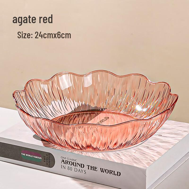 Стильная пластиковая тарелка для фруктов и закусок