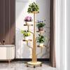 Black 5-Tier Movable Metal Plant Stand