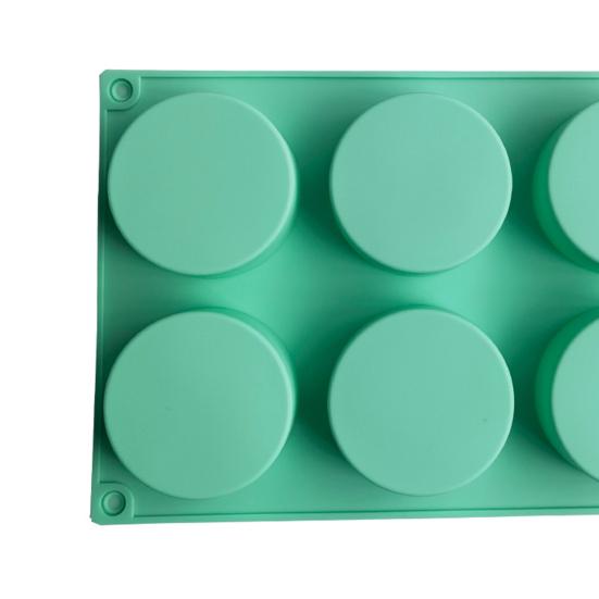 Cake Mold Food Grade Easy Release Reusable 6 Cavity Column Ice-cream Jelly Pudding Soap Mould Kitchen Tools