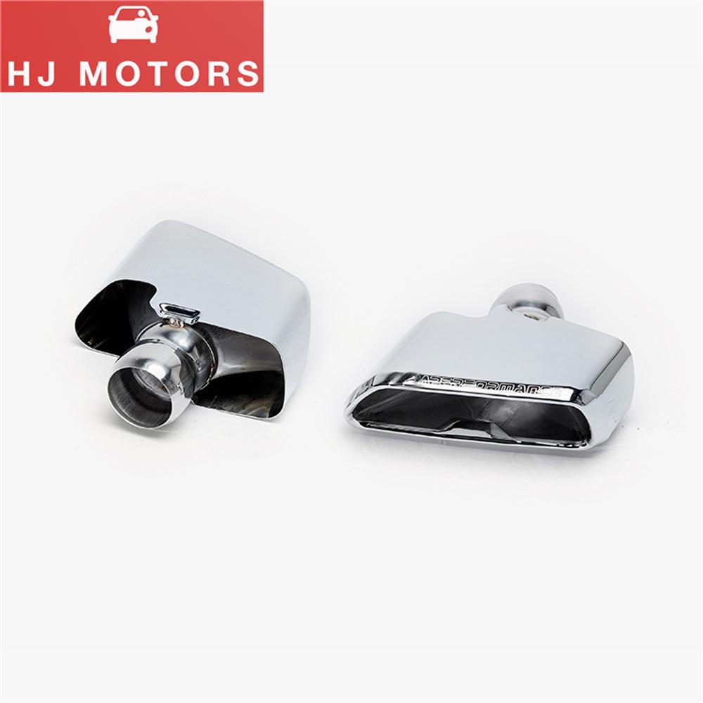 Compatible with BMW G30/G31 530-550i/MP Bumper Exhaust Muffler Tailpipe. серебряный