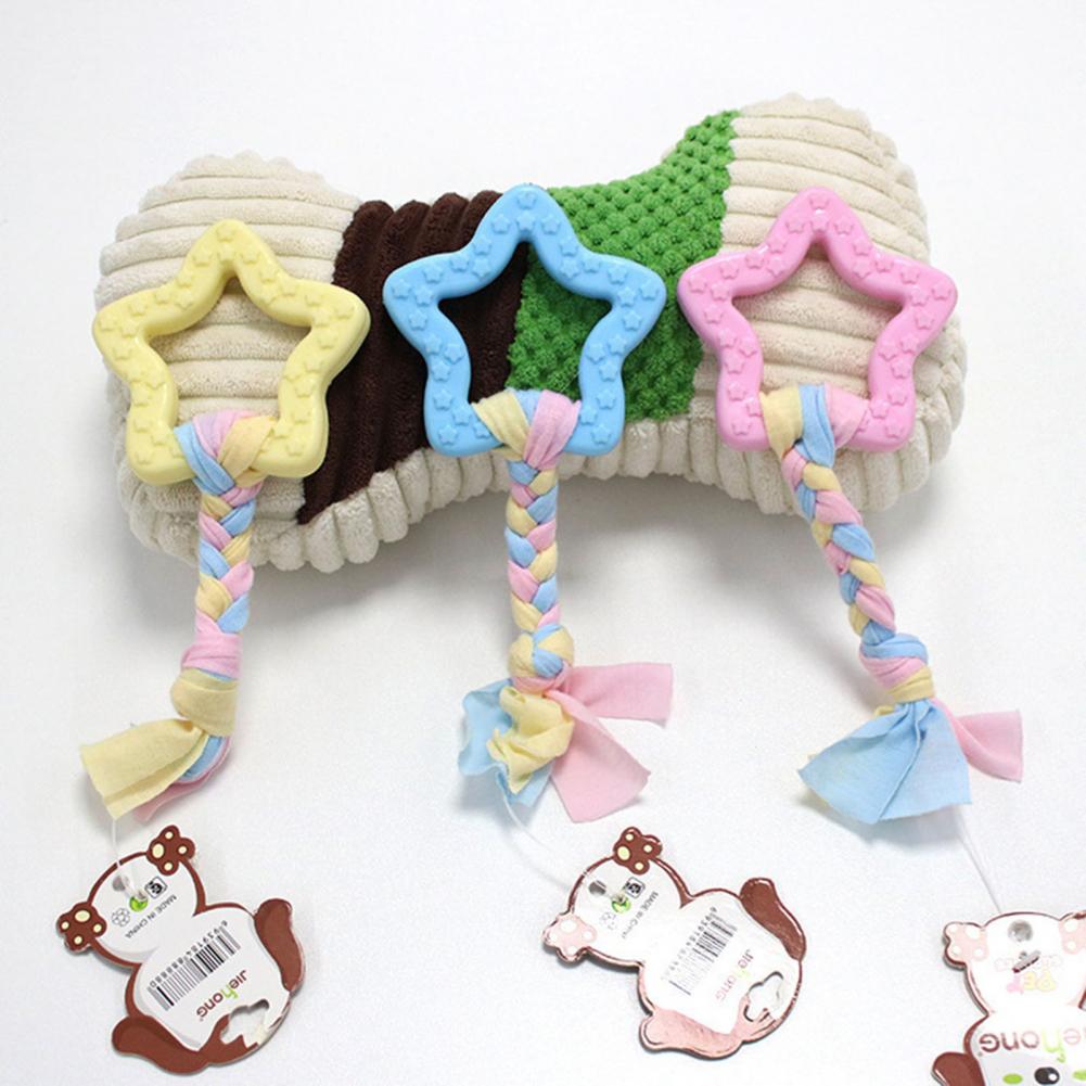 Puppy Teething Toys Dog Chew Toys for Anxiety Relief Teething Bite-resistant Chew Toys for Dogs Cotton Rope Pet Chew Toy Gifts