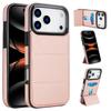 Phone Case for iPhone 17 Pro Max Air 16e 16 15 Plus 14 13 Mini 12 11 Pro XR XS Max Card Holder Invisible Bracket Leather Shell