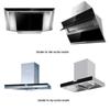 Universal Square Flat Range Hood Filter Screen and Oil Collection Tray Set for Top and Side Suction Models