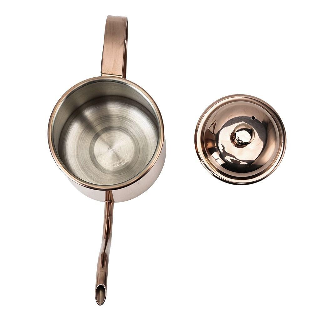 650ml Capacity Pour Over Coffee Kettle 304 Stainless Steel Gooseneck Coffee Pot  Home Brewing