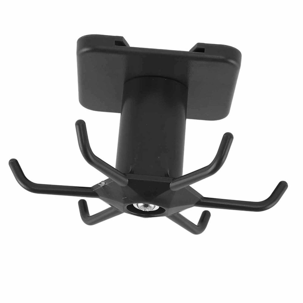 3pcs Strong Bearing Kitchen Utensil Hooks 360 Degree Rotation Adhesive Hanging Rack  For Kitchen