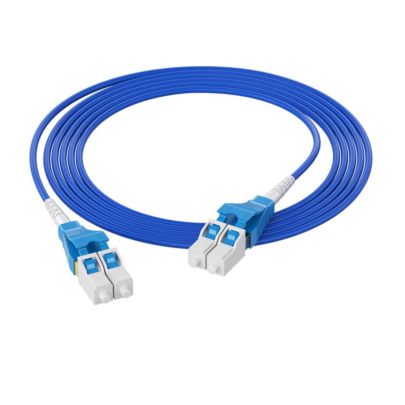 Nokoxin Uniboot Single-Mode Armored Duplex LC-LC Fiber Patch Cord