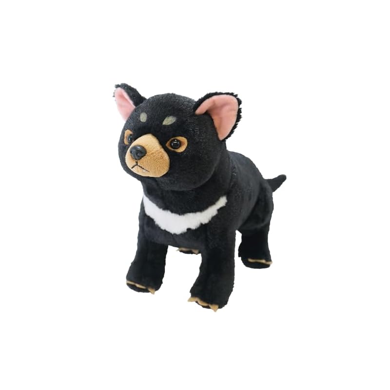 SunLemon Fluffies Medium Tasmanian Devil Plush Toy, 14 x 37 x 22 cm, Cute Rare Animal Series, P-1063