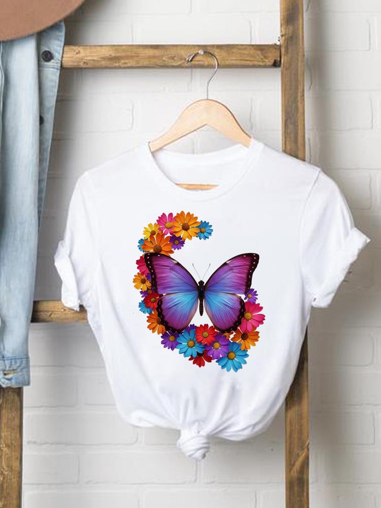 (Asian Size) sweet letter cute Women Fashion Tee Top Clothing T Shirt Woman Print Female Short Sleeve Graphic T-shirts