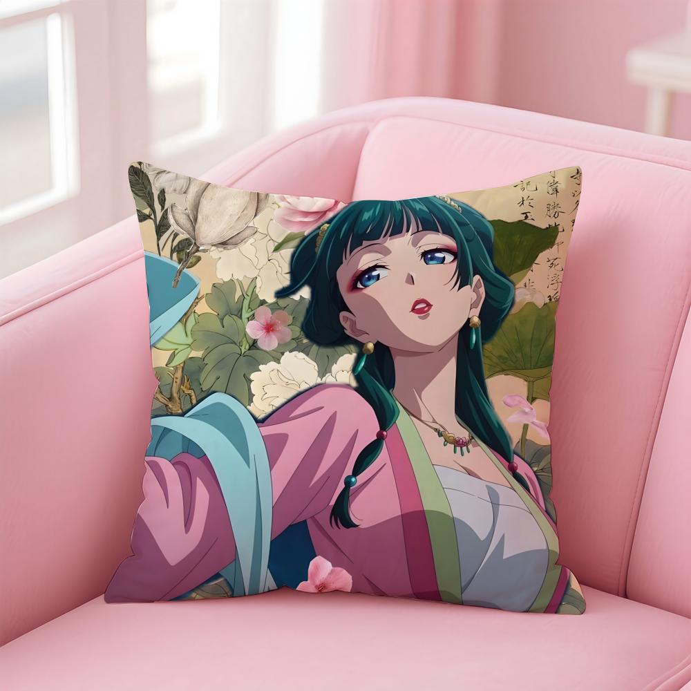 Anime Healing The AApothecary DDiaries Cushion Cover Pillow Case Soft Skin Friendly Fabric Comfort  Concealed Zipper