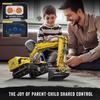 Mould King STEM Technology 1:20 Scale RC Excavator Block Set, 2169 Pieces, Remote/APP Control, Rechargeable Construction Vehicle Block Set