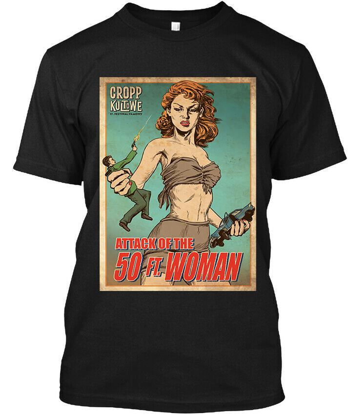 New! Popular Attack of the 50 Foot Woman American Science Fiction T-Shirt L