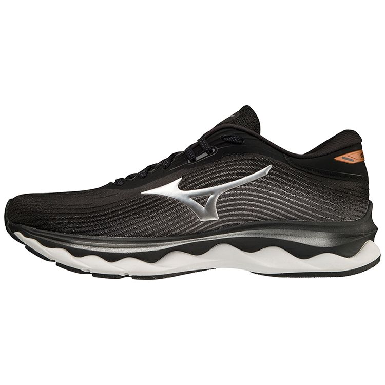 Mizuno Wave Sky 5 Lightweight Low-Top Running Shoes Men Sneakers Black J1GC210268