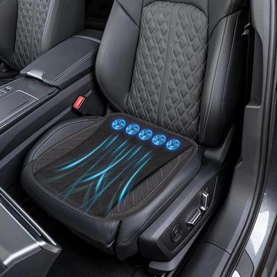Ventilated Seat Cushion Cooling Car Seat Pad 3-speed Ergonomic Supportive Mat for Vehicle Car Seats, Home, Office Chairs