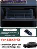 Für ZEEKR 9X Auto Innenraum, Handschuhfach Silikon Aufbewahrungsbox