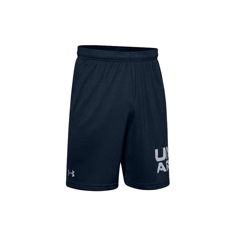 Under Armour Tech Wordmark Shorts Navy Men s 1351653-408 S