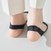 Antislip Strap Half Toe Invisible Low Cut Liner Socks Ball of Foot Cushioned No Show Padded Half Socks For Women Heel