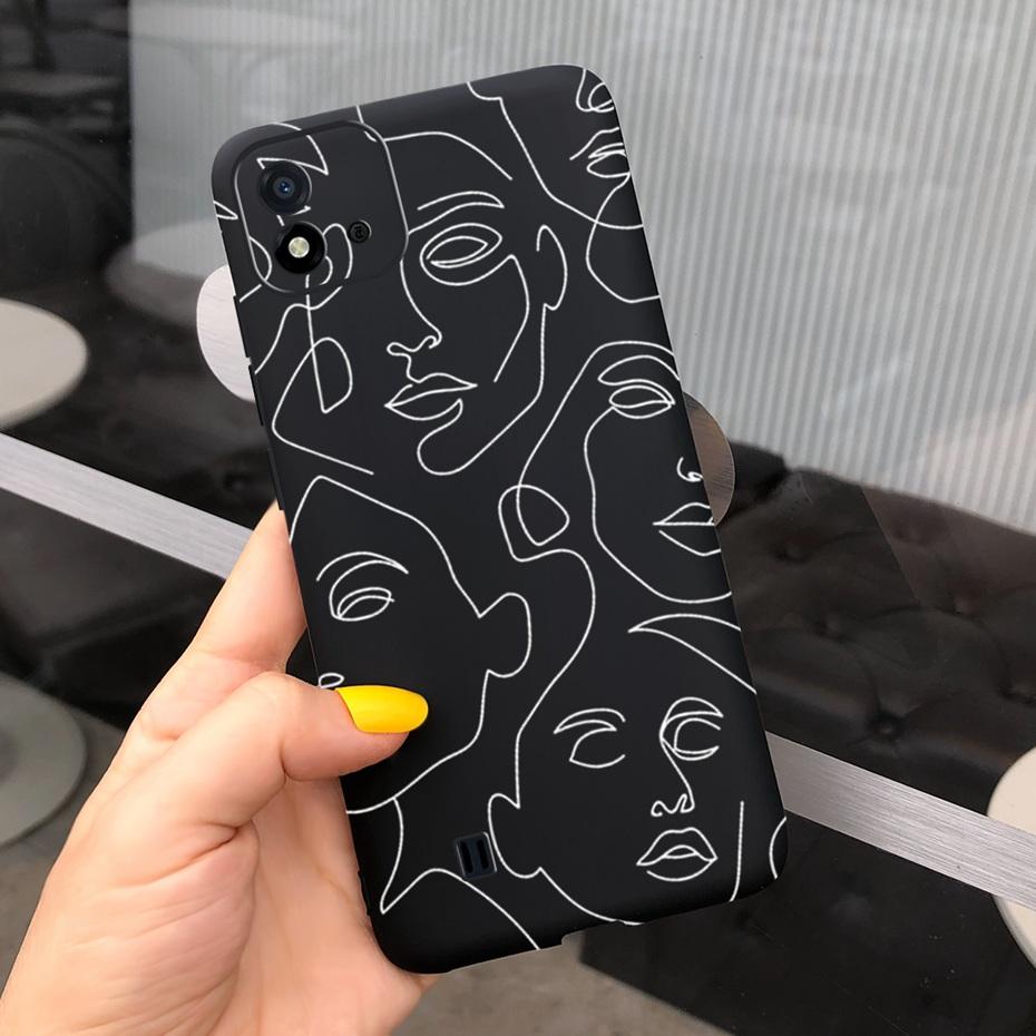 Lovely Pattern Phone Case For Realme C11 2021 C 11 2020 RMX2185 Macaroon Silicone Soft Cases Cover For Realme C11 (2021) RMX3231