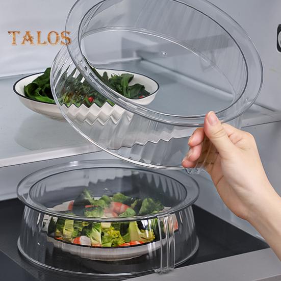 Microwave Splatter Cover for Food 9.4 Inch Microwave Plate Food Cover with Easy Grip Handle Anti-Splatter Lid BPA Free Microwave Cover for Most