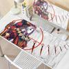 Game The F-freak C-circus Pierrot Mouse Pad Non Slip Rubber Edge Locked Thickened Laptop Gaming Computer Keyboard Aesthetics Rug