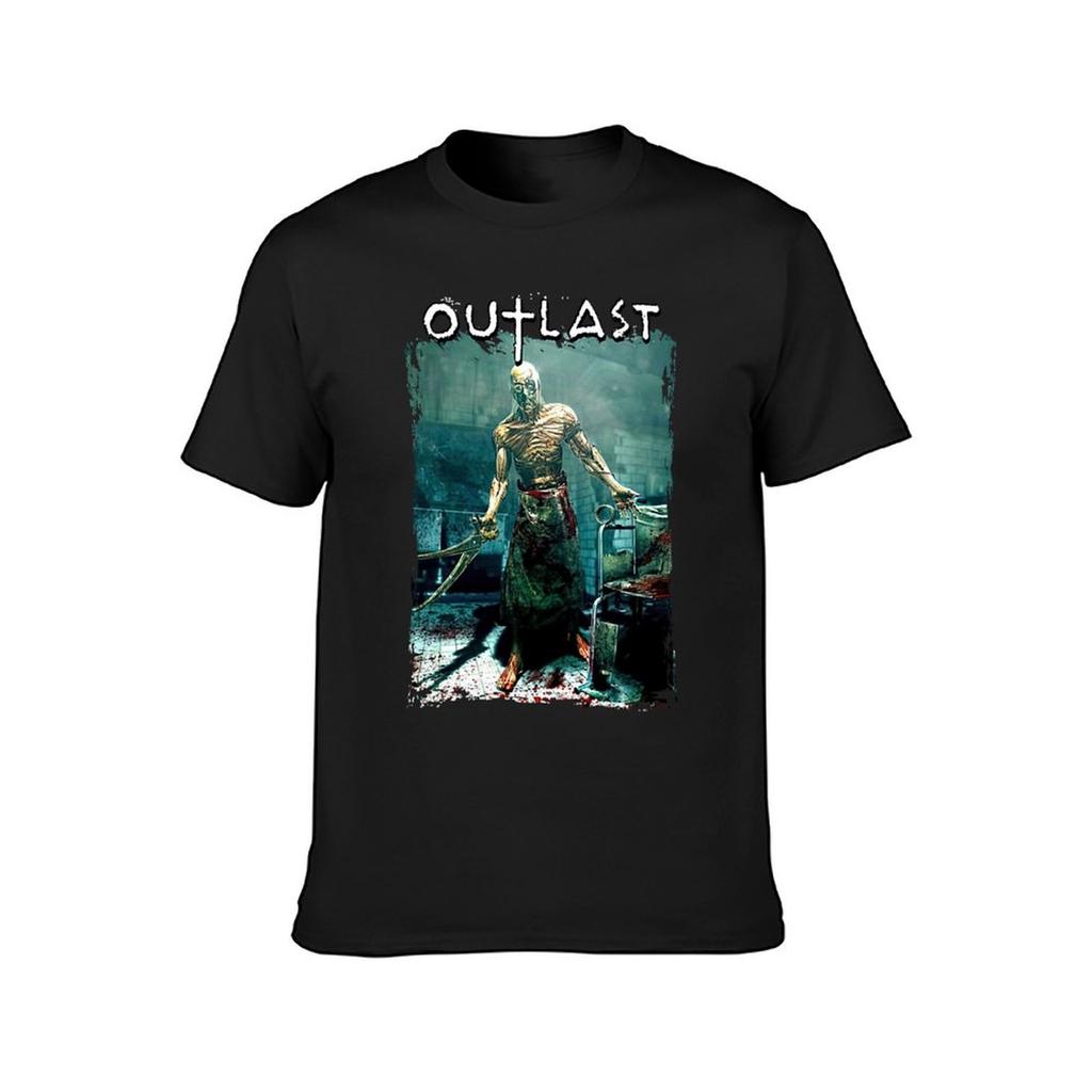 Outlast T-Shirt for a boy customs design your own graphics korean fashion mens plain t shirts