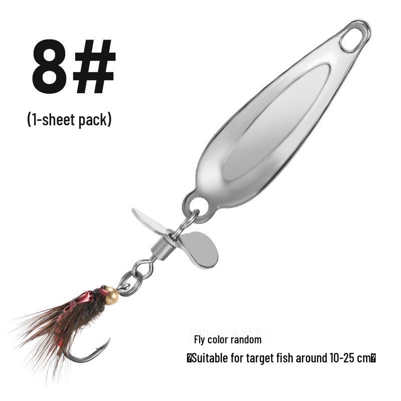 Micro Sequins Casting Iron Fly Fishing Hook Set for Minnows, White Stripes, Crucian Carp, and Freshwater Fish Lures