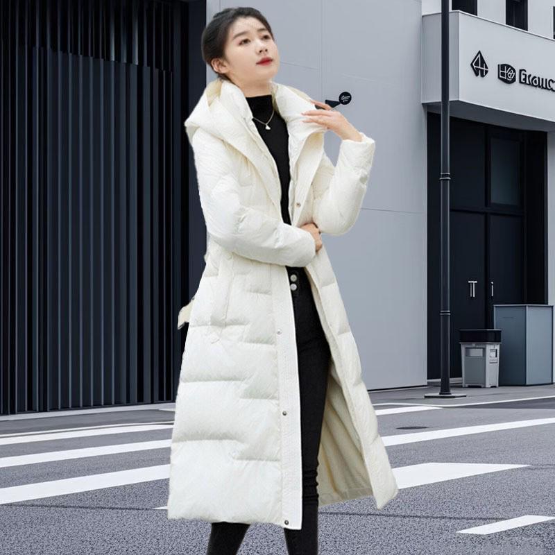 Women's High-Quality Mid-Length Winter Down Jacket