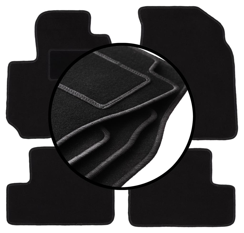 Set of Velour Floor Mats For: Toyota RAV4 II SUV 5-door (2000-2003)