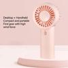 Rechargeable Mini Desk Fan Battery Operated Cooling Device For Home Office Travel Quiet Personals Airflows Tool