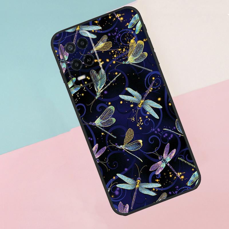 Dragonfly For Oppo A16 A76 A96 A15 A80 A60 A40 A94 A54 A98 A78 A18 A38 A58 A17 A77 A74 A57S Phone Case