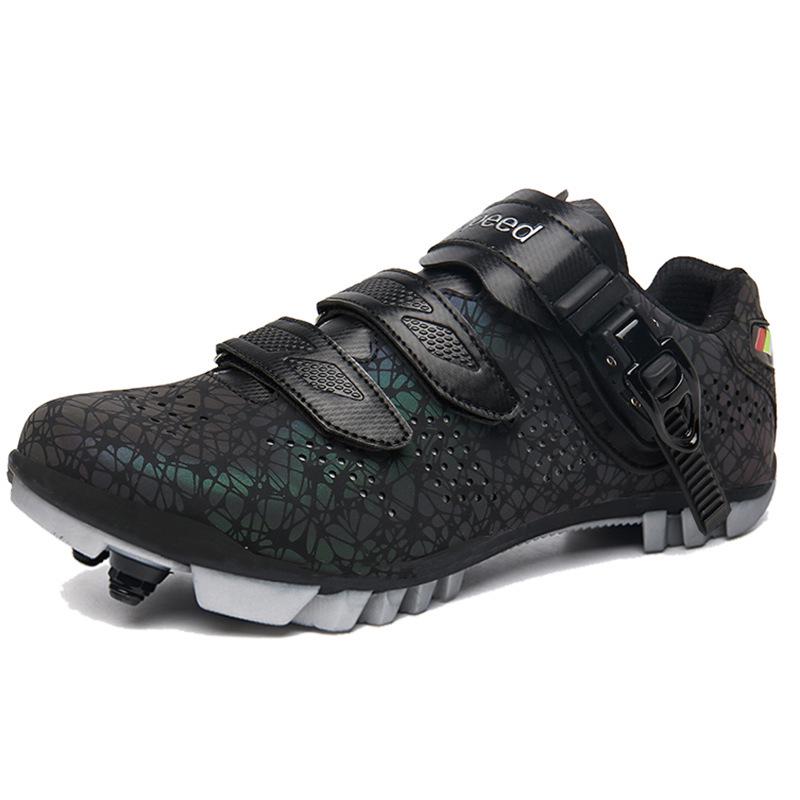 Dual-Use Professional Cycling Shoes for Men & Women - Road & Mountain Bike Racing with Hard Sole