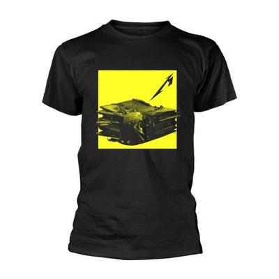 Metallica Unisex Adult Burnt Vinyl T-Shirt