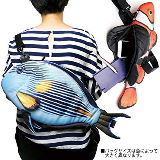 Stream Trail FiiiiiSH Fish 54 X 20 X 3 Cm Bag, Clownfish,