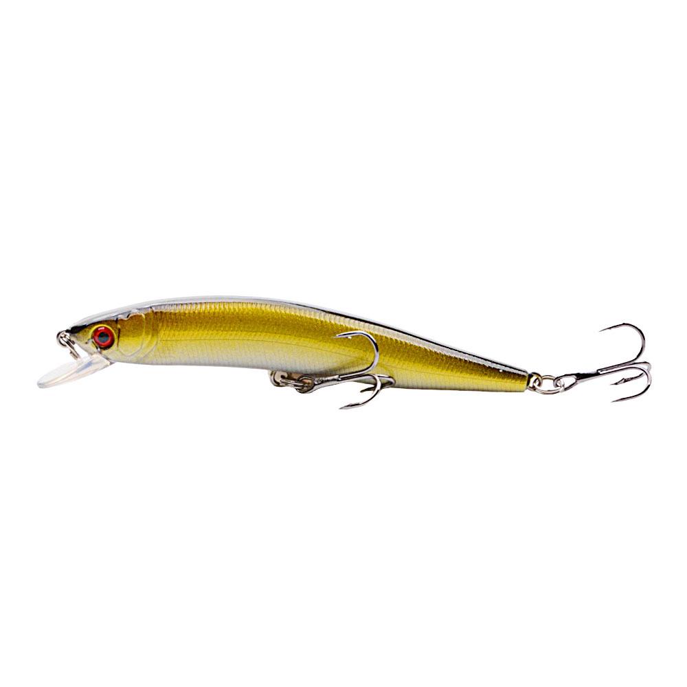 Colorful Rattling Minnow Lure: 10cm/8.3g Bass Simulation Bait with Ten Colors for Long Cast Fishing
