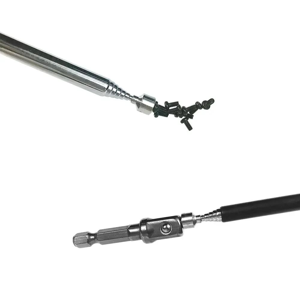 Mini Magnetic rod ferrostatic magnetic rod Auto repair tool pickup screw suction rod suction force iron suction