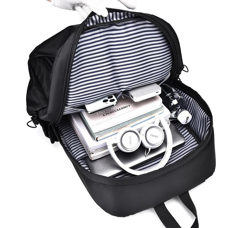 Casual Men's Backpack, Fashionable and Simple, Water-resistant, Large-capacity Computer Backpack, Business Travel, Student Backpack