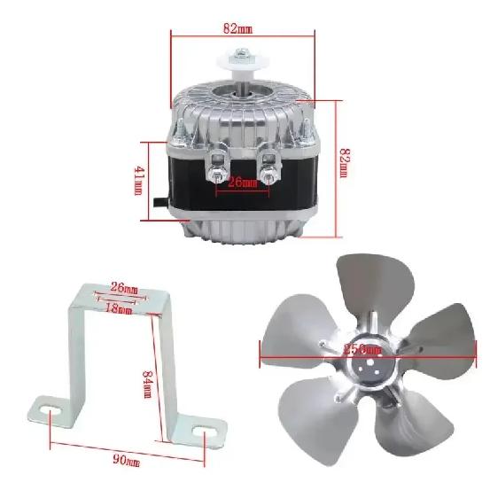 25W 35W 40W 60W 75W 100W Motor for Refrigerator Cooling and Condensation Use Freezer Condenser Fan Motor