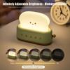 BANDIAN Bread Toast Cartoon LED Night Light Cute Home Decor Kawaii Bread Table Lamps Night Portable Light with Timer Tiny Lamp
