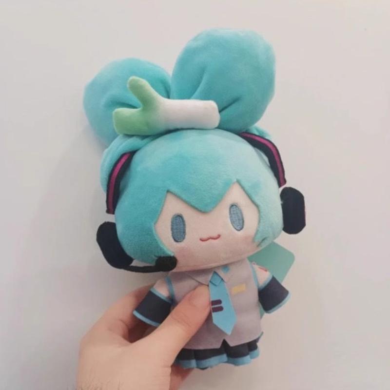 In Stock 15cm Hatsune Miku Plush Stuffed Toy Kagamine Len Rin Kawaii Figure Plush Doll Collection Model Ornament Toys Kid Gifts