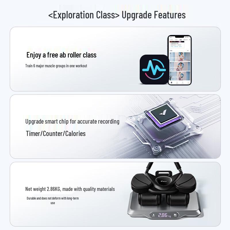 Merach Smart Digital Display Ab Roller